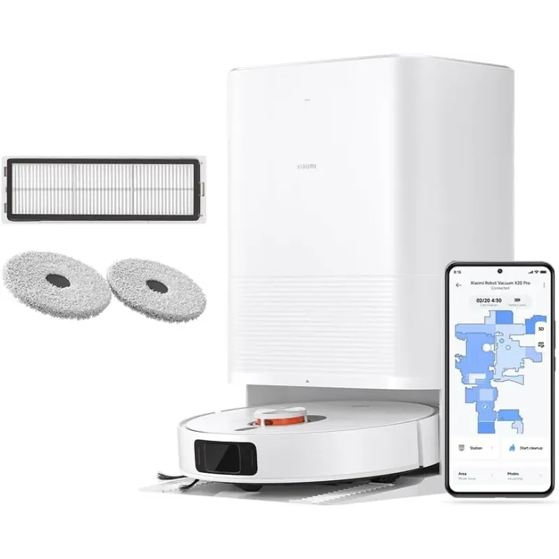 XIAOMI Robot Vacuum X20 Pro- Robot Aspirador y fre