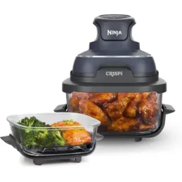 Ninja CRISPi Freidora de aire port?til, 3,8 l, 4 e