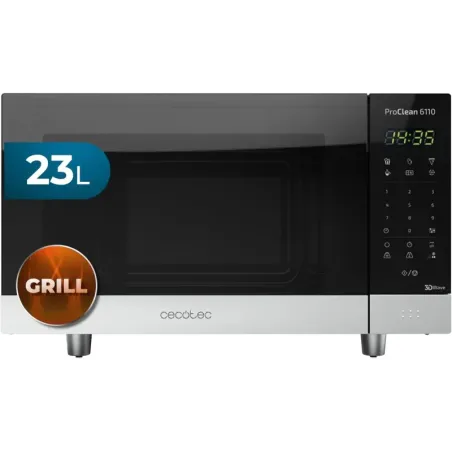 Cecotec Microondas negro ProClean 6010. 800 W