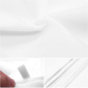 2x3m Fondo para Fotos Blanco de Tela Fondo Fotográfico