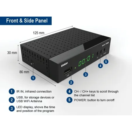 EDISION PICCO T265, 2024 Nuevo Espa?l TDT Decodif