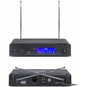 Debra V3002  de doble canal con 2 microfonos de mano