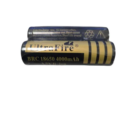 Pack 2 Pilas Recargables UltraFire 18650 4000mAh 3.7V
