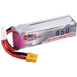 Gnb 11.4V 450Mah 80C 3S Lipo Batería Xt30 Enchufe para RC