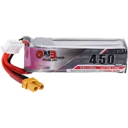 Gnb 11.4V 450Mah 80C 3S Lipo Batería Xt30 Enchufe para RC