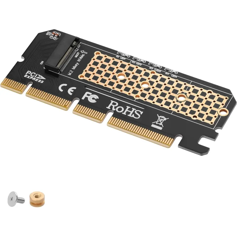 Tarjeta adaptadora M.2 NVME SSD a PCIE 4X 8X 16X M. 2M Key