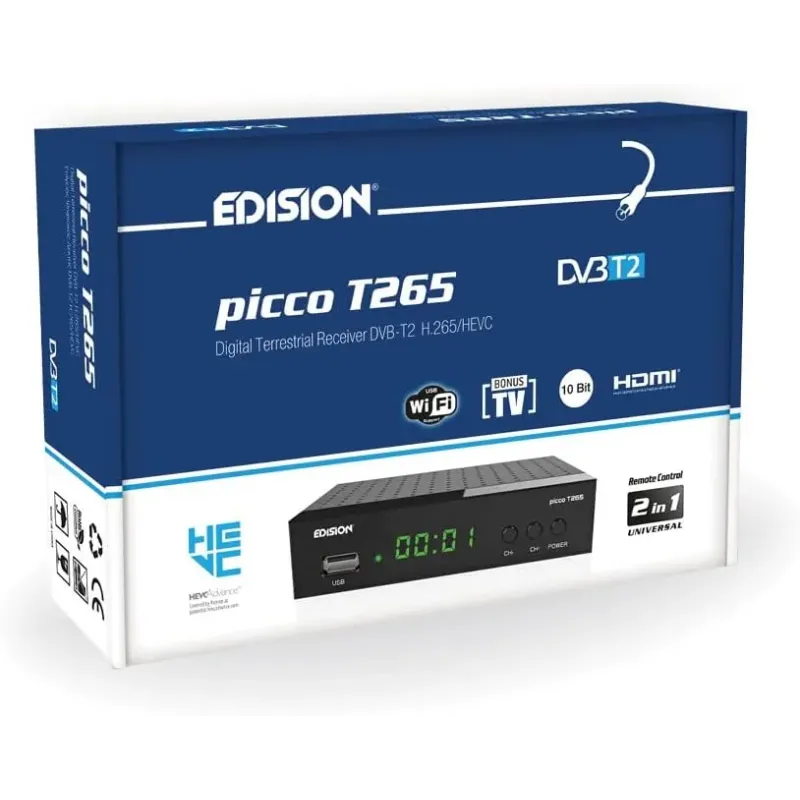 EDISION PICCO T265, 2024 Nuevo Español TDT Decodif