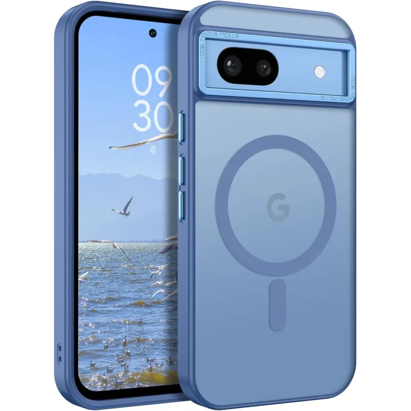 Funda magnética para Google Pixel 8a.Azul