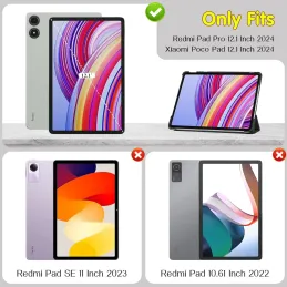 Funda para Xiaomi Redmi Pad Pro/Poco Pad (12,1 Pul