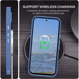 Funda magnética para Google Pixel 8a.Azul