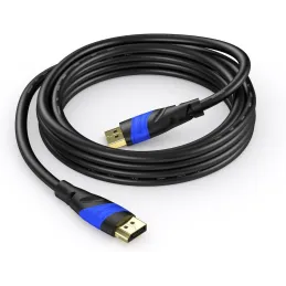 KabelDirekt – Cable DisplayPort 4K/60Hz – 5 m – inmunidad contra interferencias
