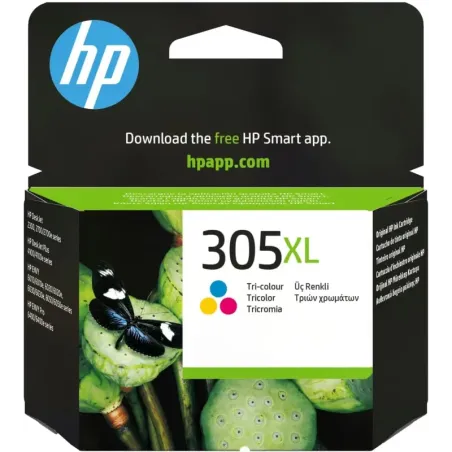 HP Cartucho de tinta de tres colores 305XL