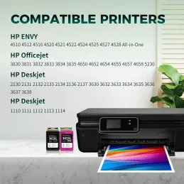 302XL Cartuchos Compatible para Tinta HP 302