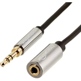 Amazon Basics Cable alargador de Auxiliar audio es