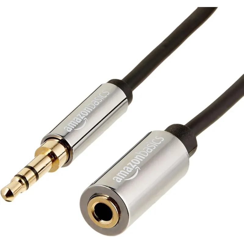 Amazon Basics Cable alargador de Auxiliar audio es