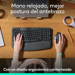 Logitech ERGO M575S ratón con trackball inalámbric