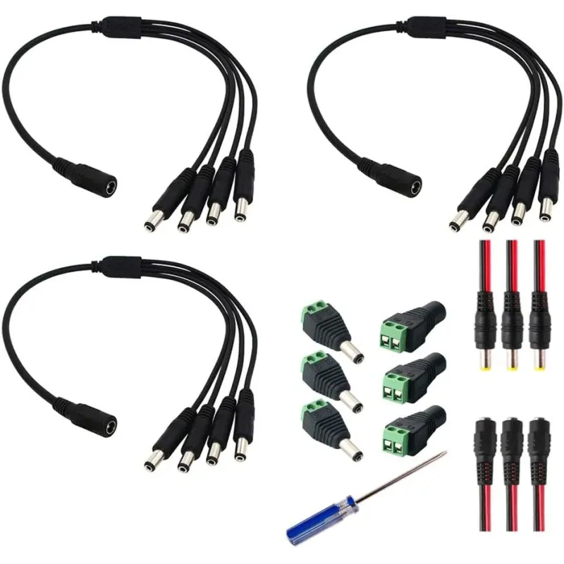 GTIWUNG 3 x 1 a 4 Cable del Divisor de la Energía