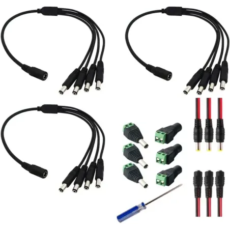 GTIWUNG 3 x 1 a 4 Cable del Divisor de la Energía