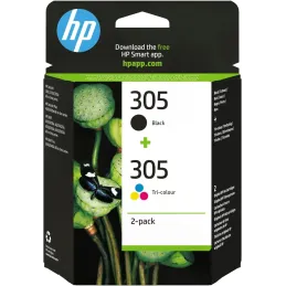 HP 305 6ZD17AE Pack de 2 Cartuchos de Tinta