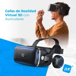 NK Gafas Inteligentes VR con Auriculares - Realida