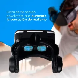 NK Gafas Inteligentes VR con Auriculares - Realida