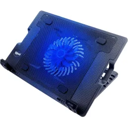 iggual – Base Refrigeradora Portátil de hasta 17” con 1 Ventilador Ultra Silencioso