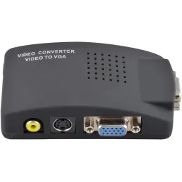 Convertidor Adaptador Video de AV, RCA, S-Video a