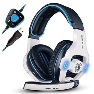 Auriculares Sades SA-903 USB Gaming con micrófono Estéreo