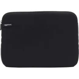 Amazon Basics Funda para portátiles de hasta 14-Pulgadas, Color Negro