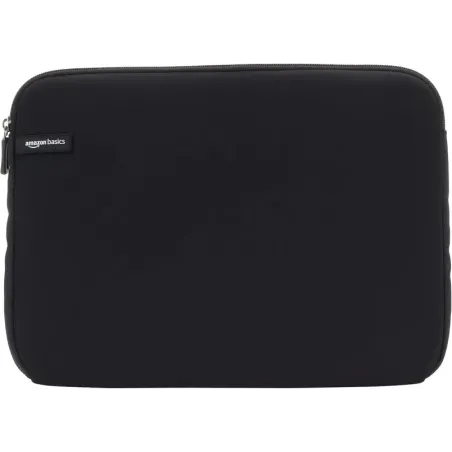Amazon Basics Funda para portátiles de hasta 14-Pulgadas, Color Negro