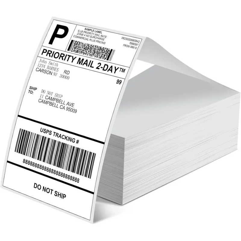 Phomemo Etiquetas De EnvíO 4 X 6 Dhl, Etiquetas Té