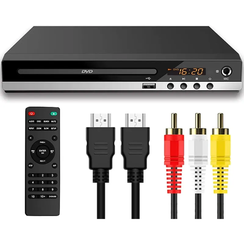 Reproductor de DVD para TV con HDMI Full HD 1080P