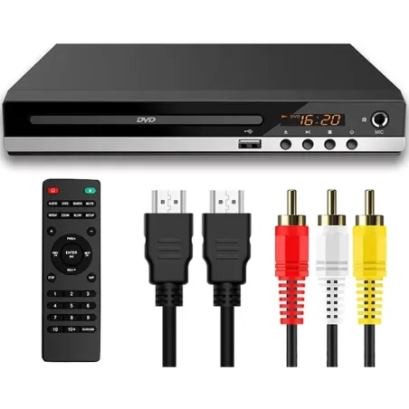 Reproductor de DVD para TV con HDMI Full HD 1080P