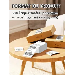 Phomemo Etiquetas De EnvíO 4 X 6 Dhl, Etiquetas Té