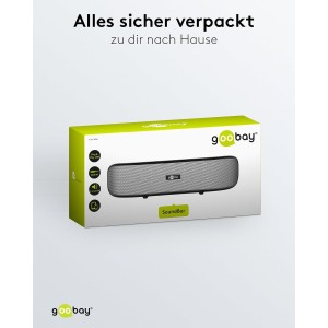 Altavoces, PC/portátil, USB, barra de sonido .  6 W . Goobay 95041