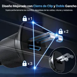 Miracase Soporte Movil Coche [Potente Ventosa& Gan