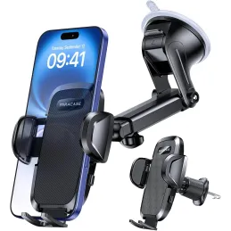 Miracase Soporte Movil Coche [Potente Ventosa& Gan