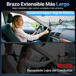 Miracase Soporte Movil Coche [Potente Ventosa& Gan