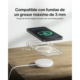 Belkin Cargador Inalámbrico Compatible con MagSafe