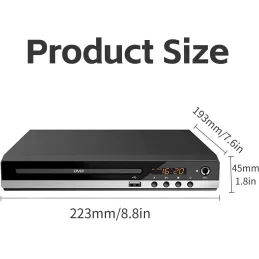 Reproductor de DVD para TV con HDMI Full HD 1080P