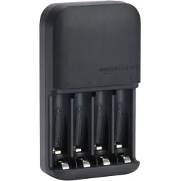 Amazon Basics Cargador de Pilas para Pilas Recarga