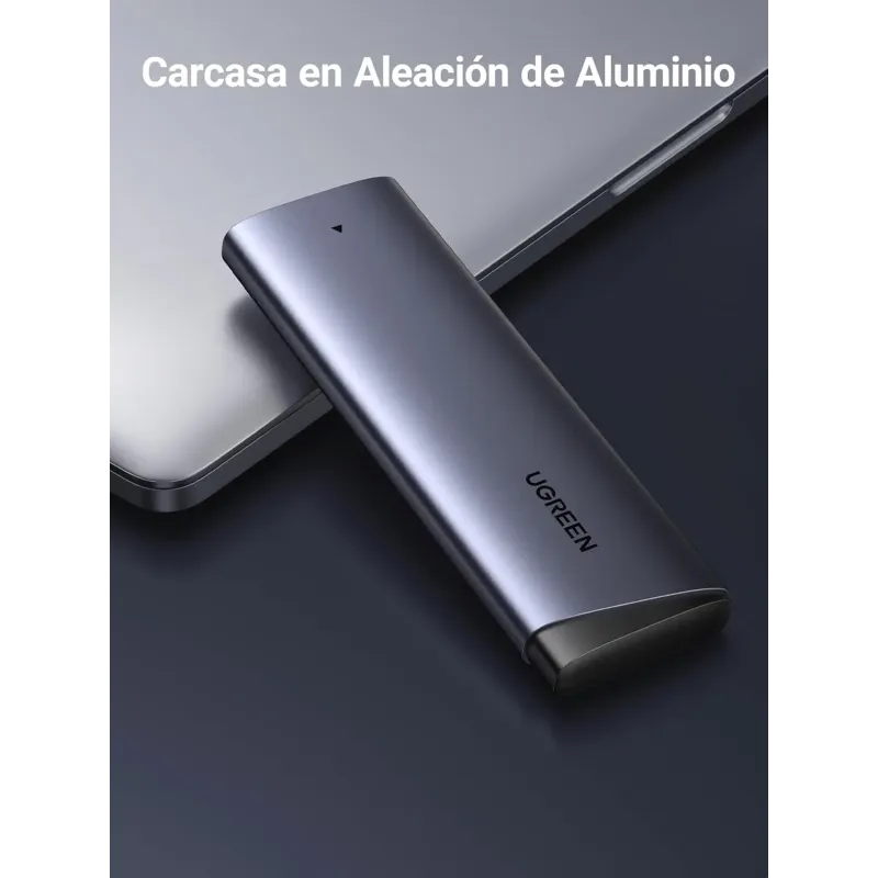 UGREEN Carcasa SSD M.2 NVMe USB C 3.2 Gen 2