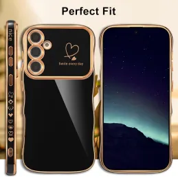 Funda para Samsung Galaxy S24,Bonito Marco Ondulad