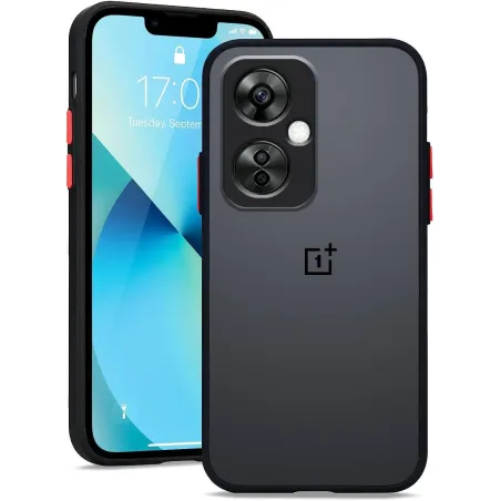 Funda Oneplus Nord CE 3 Lite 5G transparente Negra