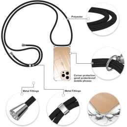 Funda para iPhone 16 Pro MAX con Cuerda