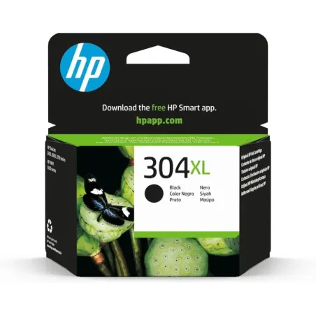 HP 304XL N9K08AE, Negro, Cartucho de Tinta de Alta