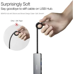 BENFEI Hub USB C 5 en 1 con HDMI 4K, 1*USB-A 3.2 G