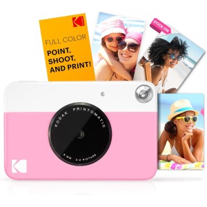 KODAK Printomatic Cámara instantánea (Rosado)