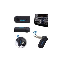 Receptor / adaptador de música Bluetooth para coche de 3,5 mm con micrófono