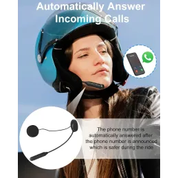 Auriculares Casco Moto Blutooth, Auriculares Bluet